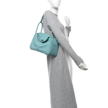 HERMES Evercolor Lindy 26 Bleu Saint Cyr
