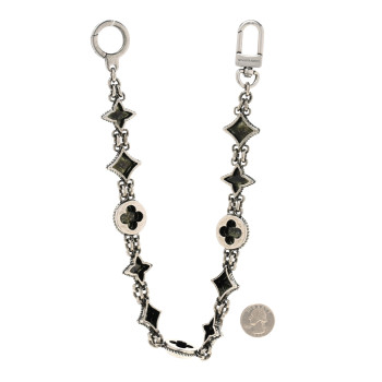 LOUIS VUITTON Metal Western Chain Belt and Bag Charm