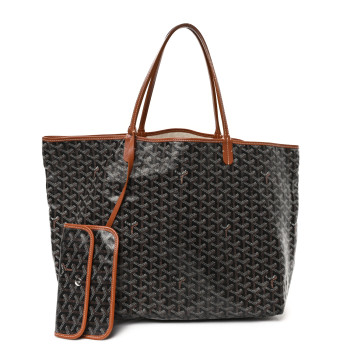 GOYARD Goyardine Saint Louis GM Black Gold