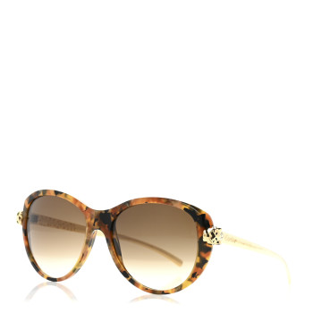 CARTIER Panthere Wild De Cartier Sunglasses Tortoise