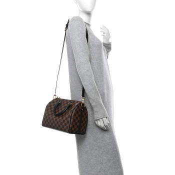 LOUIS VUITTON Damier Ebene Speedy Bandouliere 25