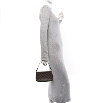 LOUIS VUITTON Damier Ebene Navona Pochette Accessories