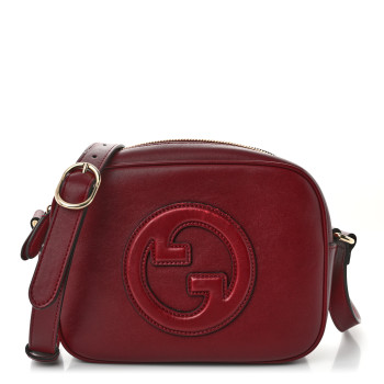 GUCCI Sakai Be Green Calfskin Mini Blondie Shoulder Bag Rosso