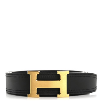 HERMES Chamonix Swift 38mm Constance H Belt 110 Black
