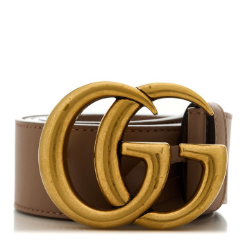 GUCCI Calfskin Double G 40mm Belt 90 36 Porcelain Rose
