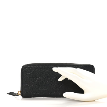 LOUIS VUITTON Empreinte Clemence Wallet Black