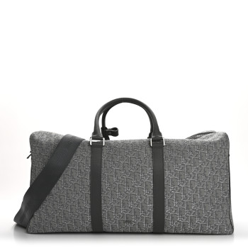 CHRISTIAN DIOR Oblique Jacquard Lingot 50 Silver