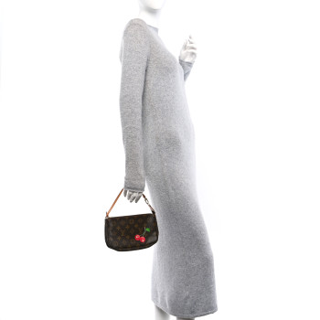 LOUIS VUITTON Monogram Cerises Pochette Accessories