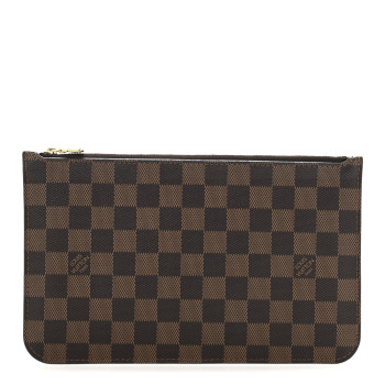 LOUIS VUITTON Damier Ebene Neverfull MM GM Pochette
