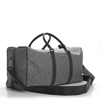 CHRISTIAN DIOR Oblique Jacquard Lingot 50 Silver