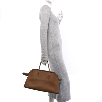 THE ROW Grained Calfskin EW Margaux Rubber Ans
