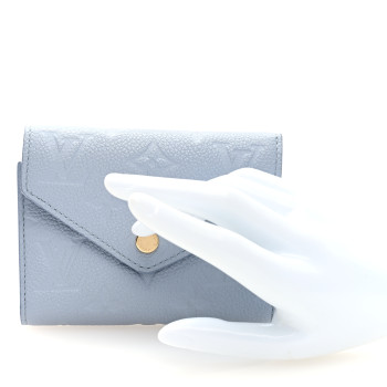 LOUIS VUITTON Empreinte Victorine Wallet Blue Hour