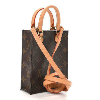 LOUIS VUITTON Monogram Petit Sac Plat