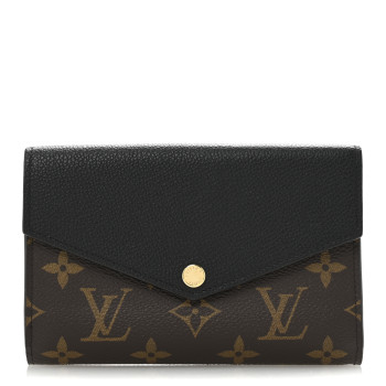 LOUIS VUITTON Monogram Pallas Compact Wallet Black