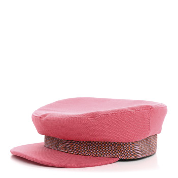 HERMES Toile De Chanvre Cotton Stretch Cavale Pop Cap 57 Rose