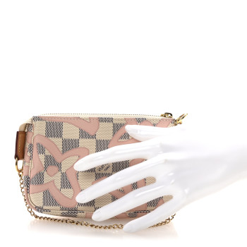 LOUIS VUITTON Damier Azur Tahitienne Mini Pochette Accessories