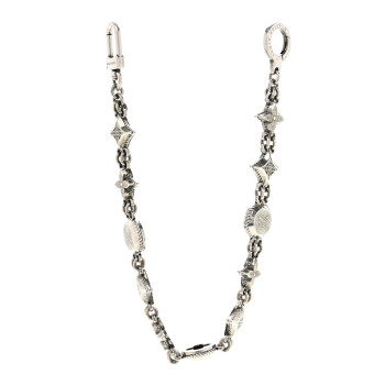 LOUIS VUITTON Metal Western Chain Belt and Bag Charm