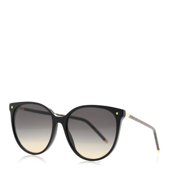 LOUIS VUITTON Monogram Acetate LV First Round Sunglasses Z1710W Black