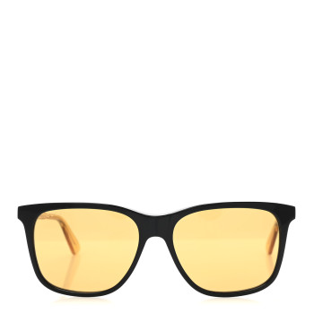 GUCCI Acetate Frame Sunglasses GG0495SA Yellow Black