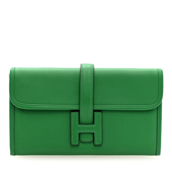 HERMES Swift Jige Elan 29 Clutch Bambou