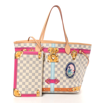 LOUIS VUITTON Damier Azur Summer Trunks Newport Beach Neo Neverfull MM