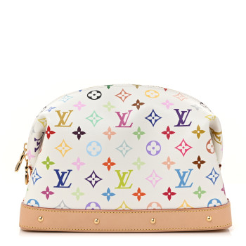 LOUIS VUITTON LV x TM Monogram Multicolor Cosmetic Pouch GM White