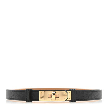 HERMES Epsom Kelly Belt Black
