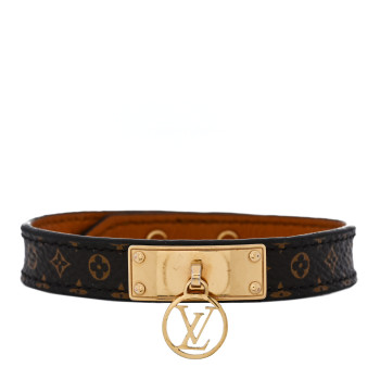LOUIS VUITTON Monogram Logomania Bracelet 19