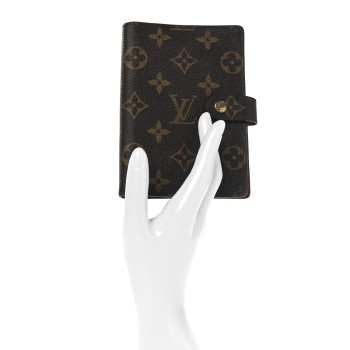 LOUIS VUITTON Monogram Small Ring Agenda Cover