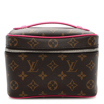 LOUIS VUITTON Monogram Macassar Nice Mini Pondichery Pink