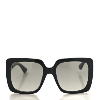 GUCCI Crystal Square Frame GG Sunglasses GG0418S Black