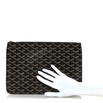 GOYARD Goyardine Senat Pochette MM Black