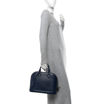 LOUIS VUITTON Epi Alma PM Indigo