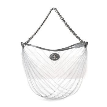 CHANEL PVC Hobo Transparent