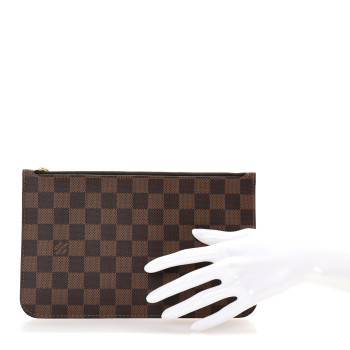 LOUIS VUITTON Damier Ebene Neverfull MM GM Pochette