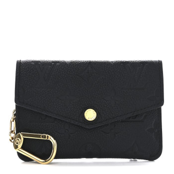 LOUIS VUITTON Empreinte Key Pouch Black