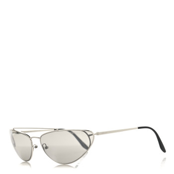 PRADA Cat Eye Sunglasses SPR 62V Silver