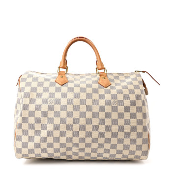 LOUIS VUITTON Damier Azur Speedy 35