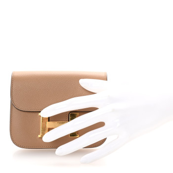 HERMES Evercolor Bi-Color Constance Slim Chai Lime