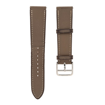 HERMES Swift Heure H Hour Watch Strap Etoupe
