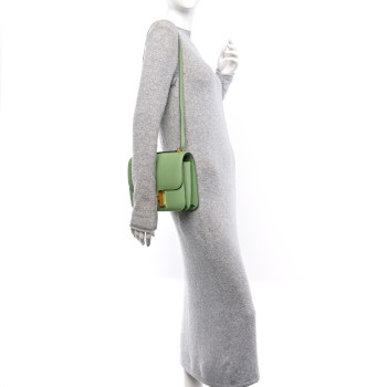 HERMES Epsom Constance 24 Vert Criquet