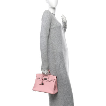 HERMES Swift Birkin 25 Rose Sakura