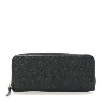 LOUIS VUITTON Empreinte Clemence Wallet Black
