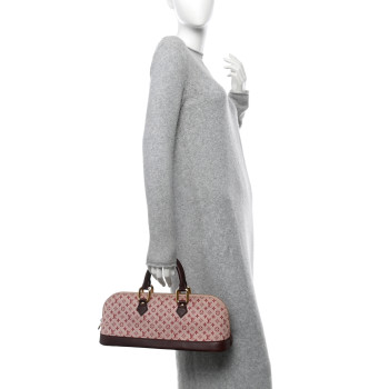 LOUIS VUITTON Mini Monogram Alma Long Cherry