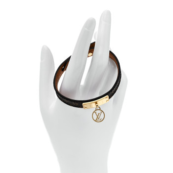 LOUIS VUITTON Monogram Logomania Bracelet 19