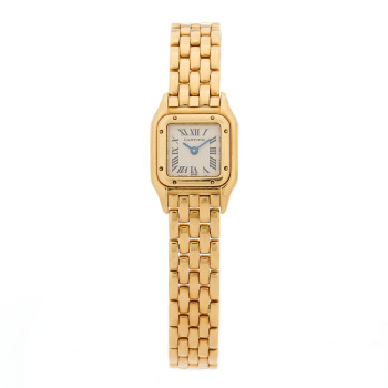CARTIER 18K Yellow Gold 17mm Panthere Quartz Watch