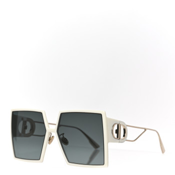 CHRISTIAN DIOR Square 30 Montaigne Sunglasses White