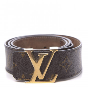LOUIS VUITTON Monogram 40mm LV Initiales Belt 95 38