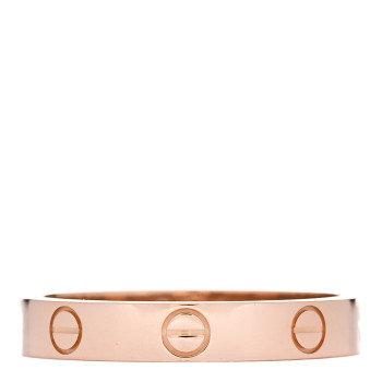 CARTIER 18K Pink Gold 3.5mm LOVE Wedding Band Ring 58 8.5