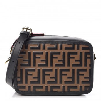 FENDI名刺入れCC CASE VIT.SOFT STAMPA FF 1974 FENDI Glazed Fabric Vitello Century F is Fendi FF 1974 Stamp